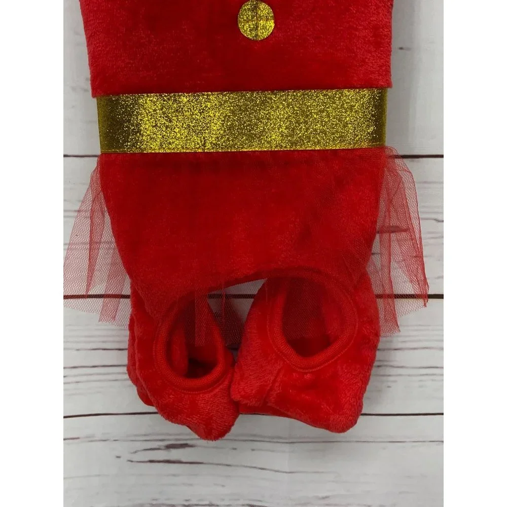 Silverpooch XS Pet Apparel Christmas Dog Pajamas Pjs Clothes Size Xtra Small Red